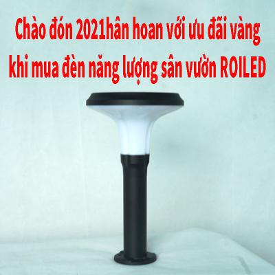 Chào đón 2021 hân hoan với ưu đãi vàng khi mua đèn sân vườn Roiled