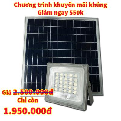 Chương trình khuyến mãi khủng dành cho đèn pha năng lượng mặt trời 200w tiết kiệm ngay 550k