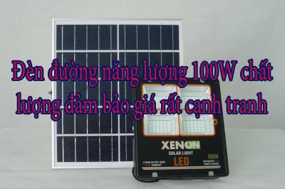 Đèn đường năng lượng 100W chất lượng đảm bảo giá rất cạnh tranh