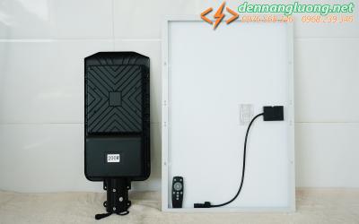 Đèn đường RL 200w pin rời |Solar Light 200w | năng lượng mặt trời mặt sau