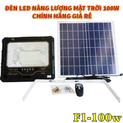 Đèn led năng lượng mặt trời 100w chính hãng giá rẻ