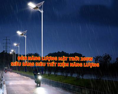 Đèn Năng Lượng Mặt Trời 200w Siêu Sáng Giá Rẻ