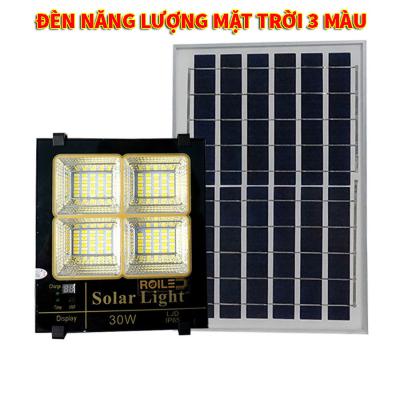 Đèn năng lượng mặt trời 3 màu