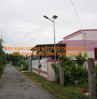 Đèn năng lượng mặt trời chống nước: Giải pháp chiếu sáng ngoài trời