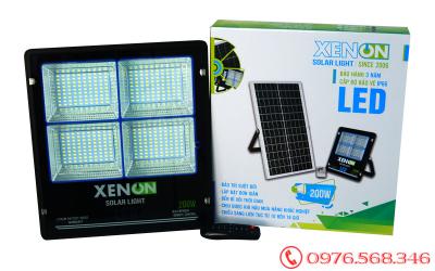 Đèn pha Xenon X200| mới nhất 2020| năng lượng mặt trời