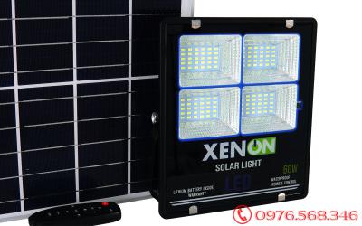 Đèn pha Xenon X60W| cao cấp| năng lượng mặt trời