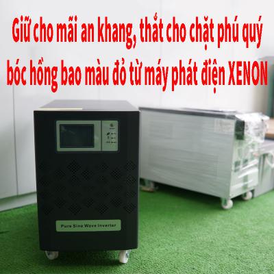 Giữ cho mãi an khang, thắt cho chặt phú quý, bóc hồng bao màu đỏ từ máy phát điện XENON