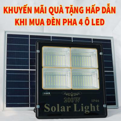 Nhận quà tặng hấp dẫn mua đèn pha 4 ô led bảo hành lâu dài