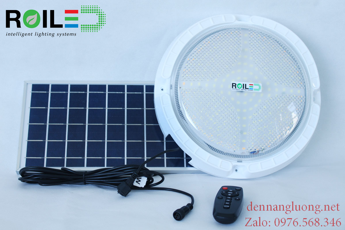 Đèn ốp trần năng lượng mặt trời giá rẻ 18W Roiled - RO18W