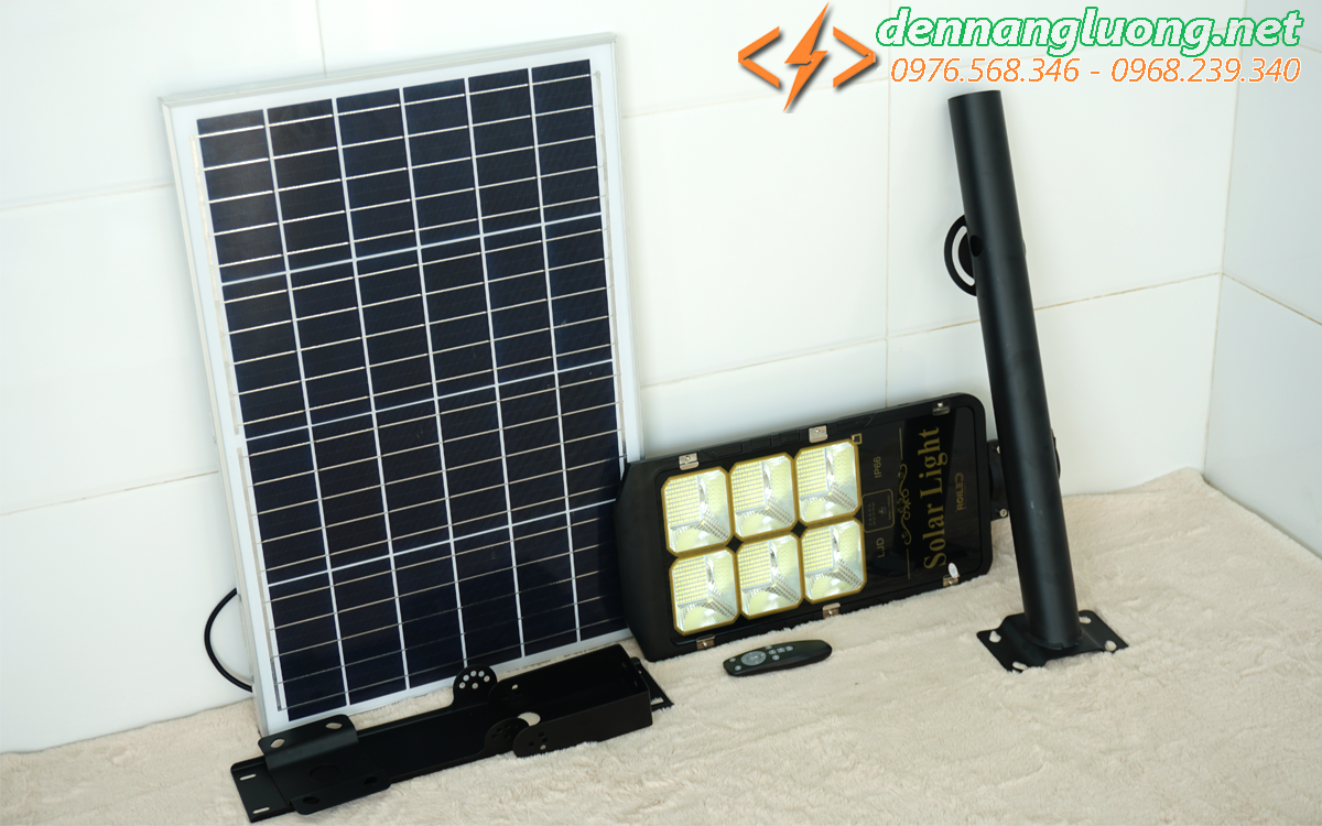 Đèn đường RL 200w pin rời  Solar Light 200w năng lượng mặt trời
