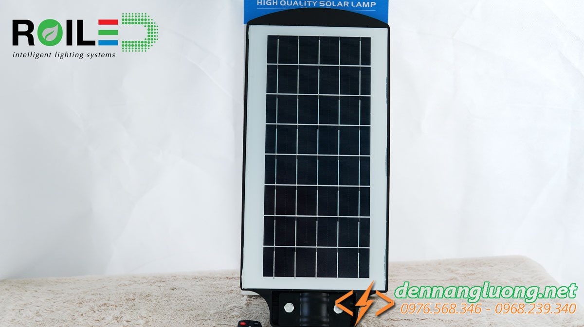 Đèn đường năng lượng mặt trời tấm pin liền thể 60W Roiled - RL60W