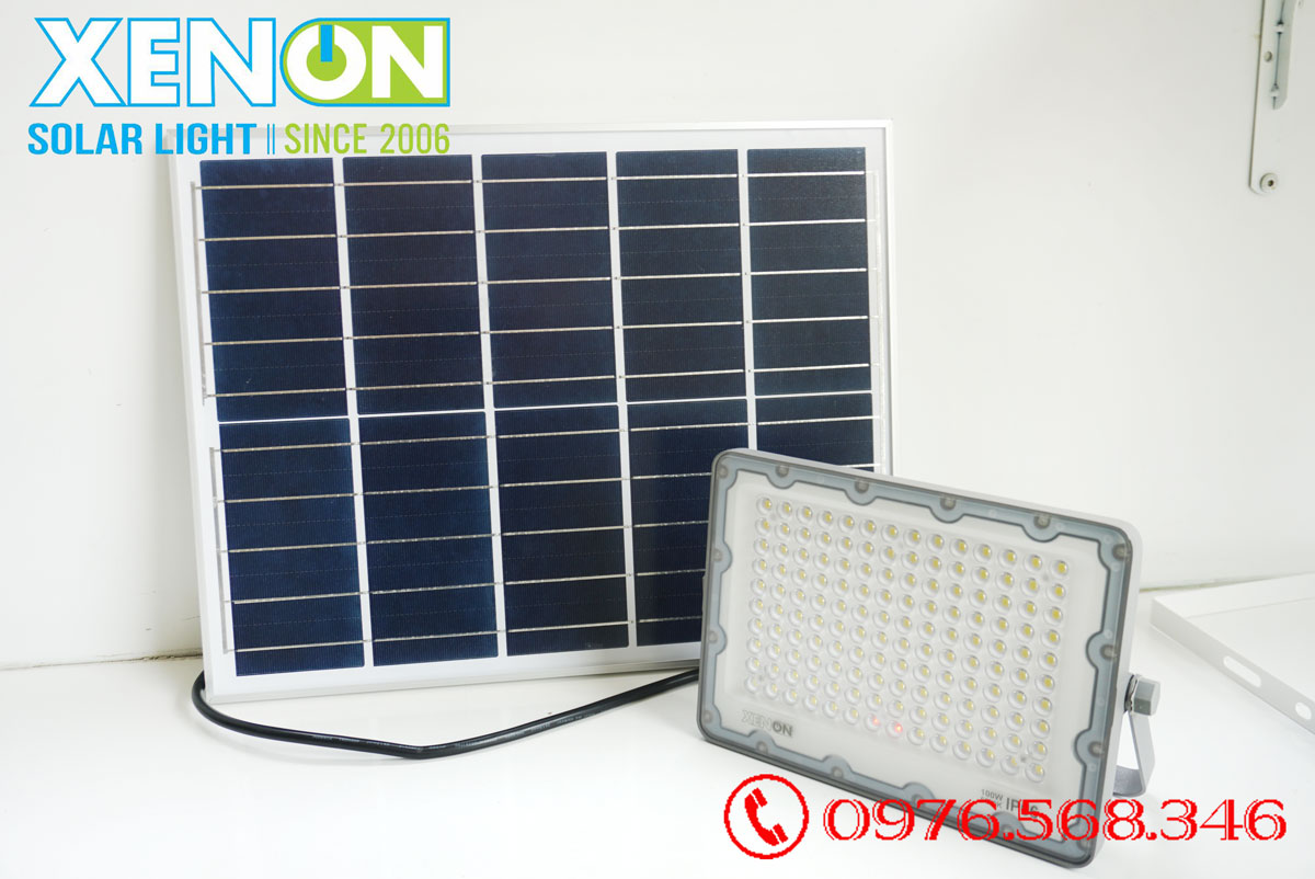 Đèn Pha Năng Lượng Mặt Trời 100W Xenon Deluxe - DL100W