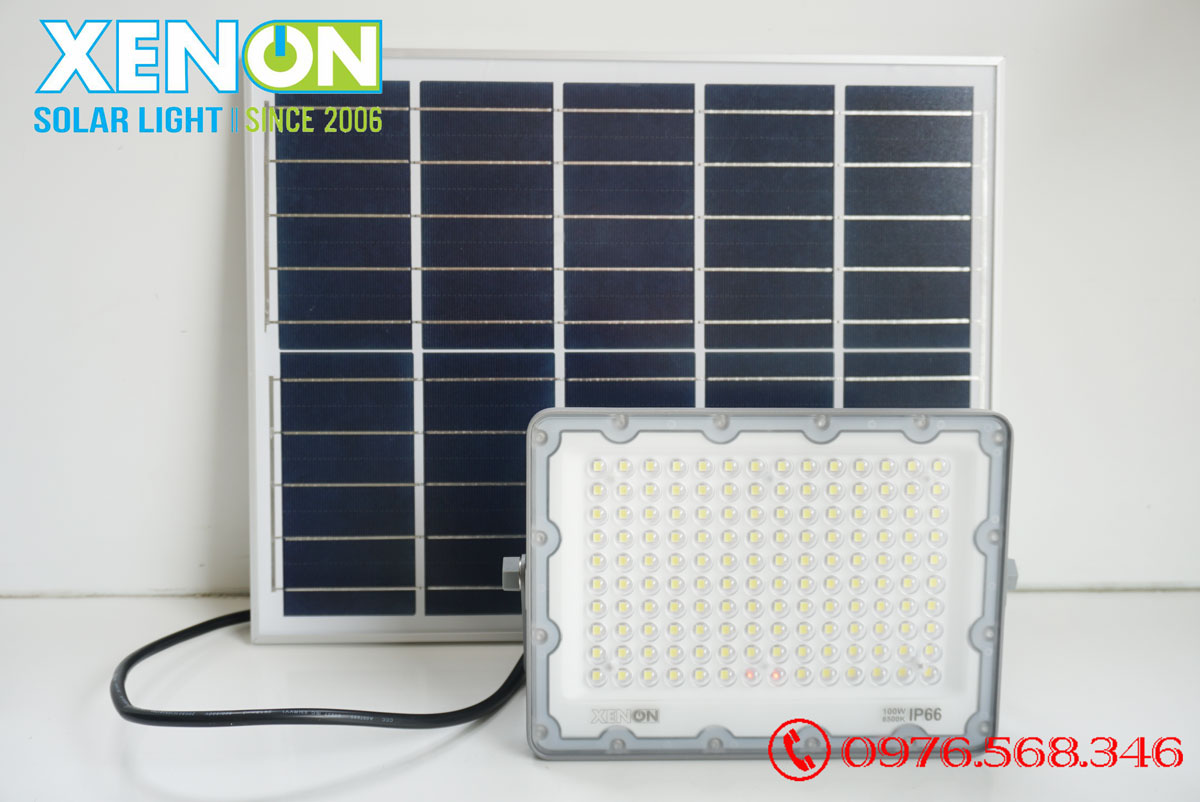 Đèn Pha Năng Lượng Mặt Trời 100W Xenon Deluxe - DL100W