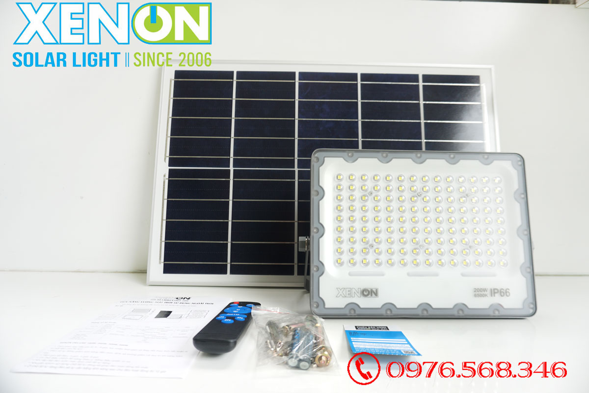 Đèn Pha Năng Lượng Mặt Trời 200W Xenon Deluxe - DL200W