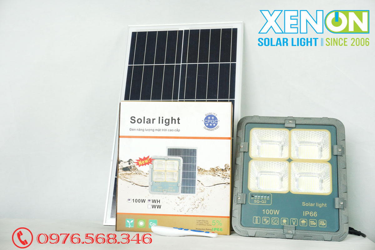 Đèn pha led năng lượng mặt trời Xenon