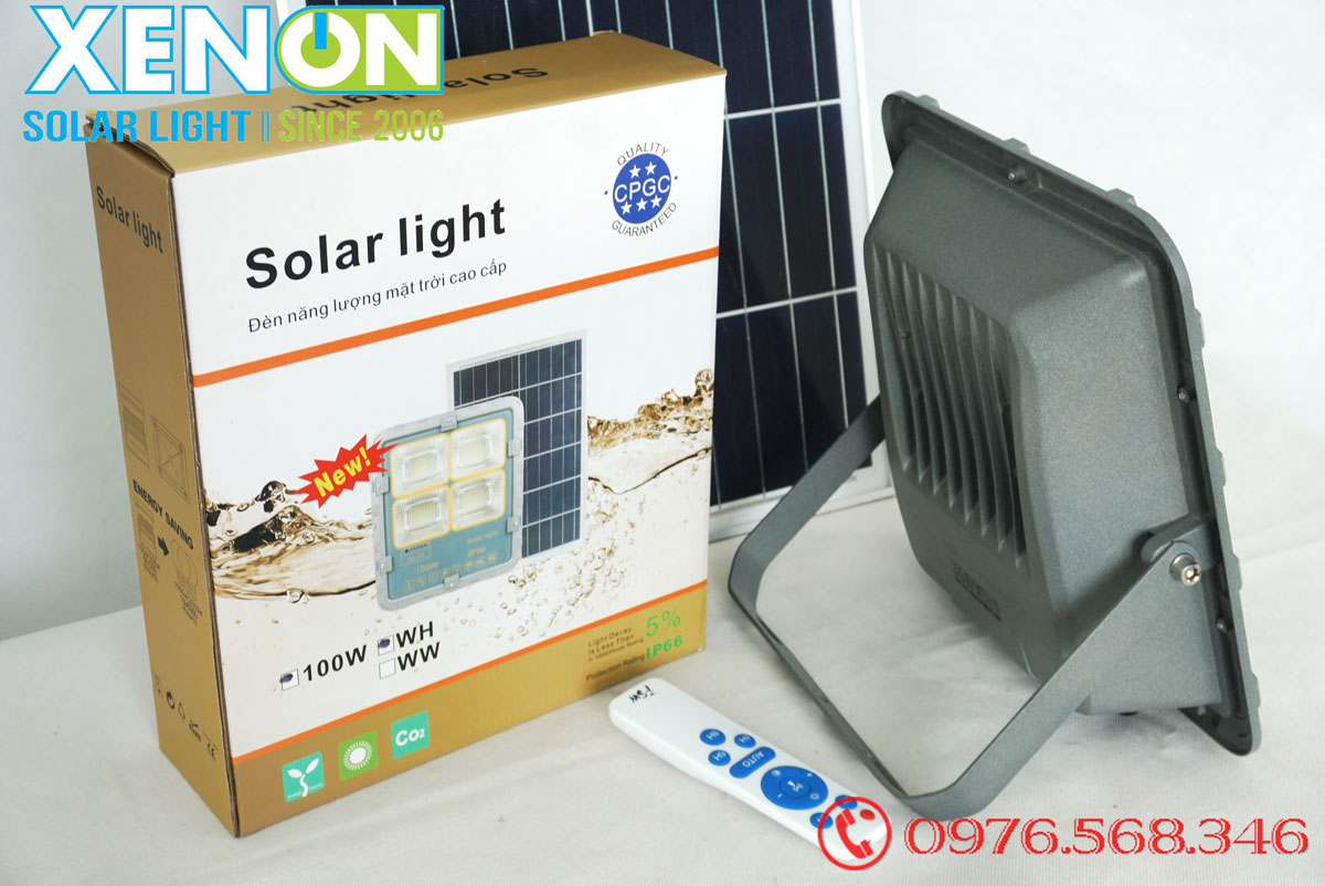 Đèn pha led năng lượng mặt trời Xenon