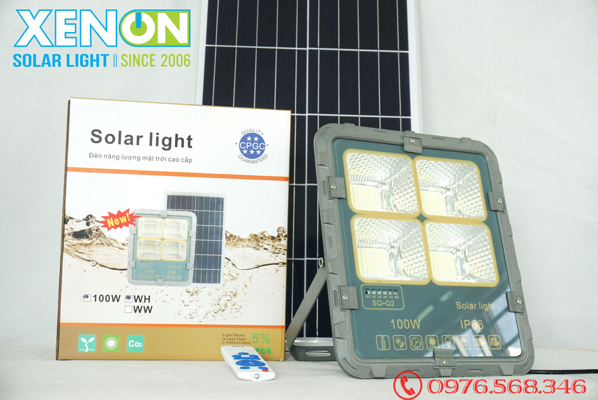 Đèn pha led năng lượng mặt trời Xenon