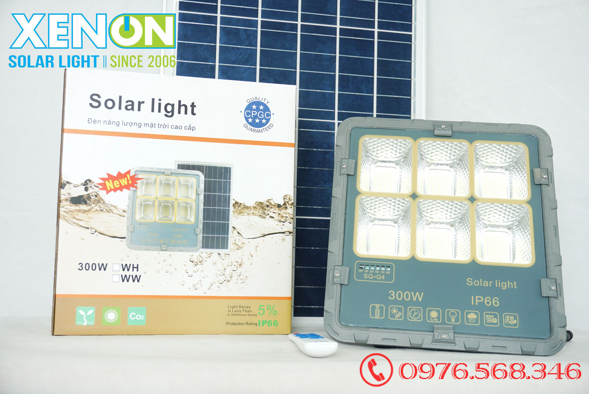 Đèn pha led năng lượng mặt trời Xenon