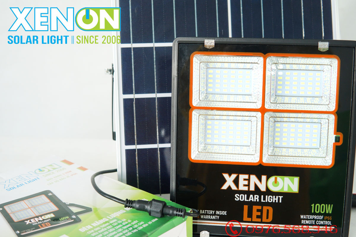 Đèn pha led năng lượng mặt trời Xenon