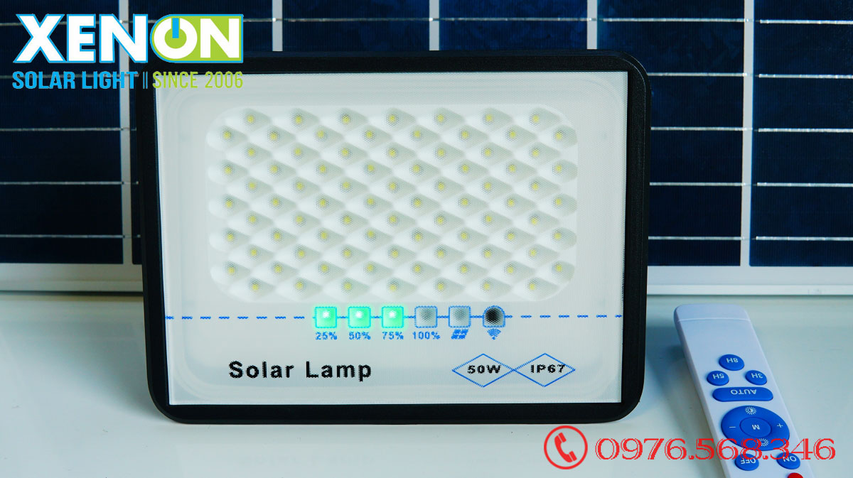 Đèn pha led năng lượng mặt trời Xenon