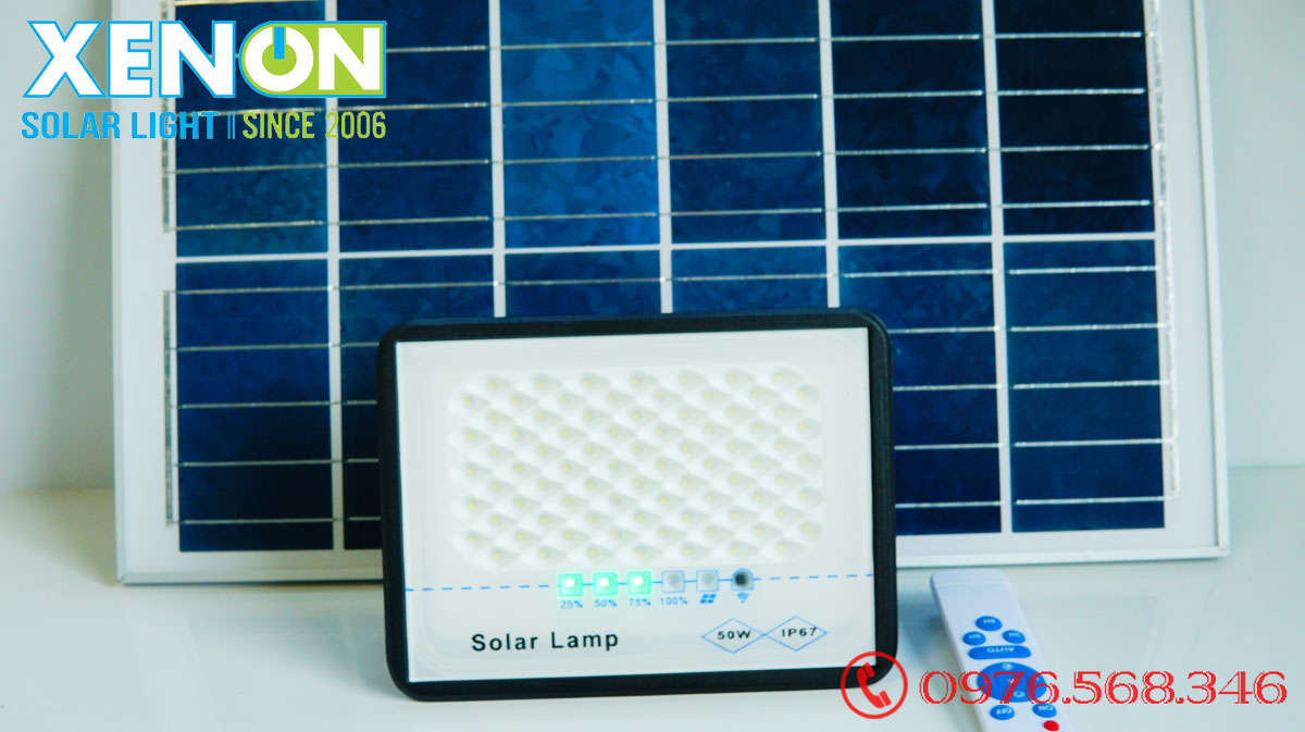 Đèn pha led năng lượng mặt trời Xenon