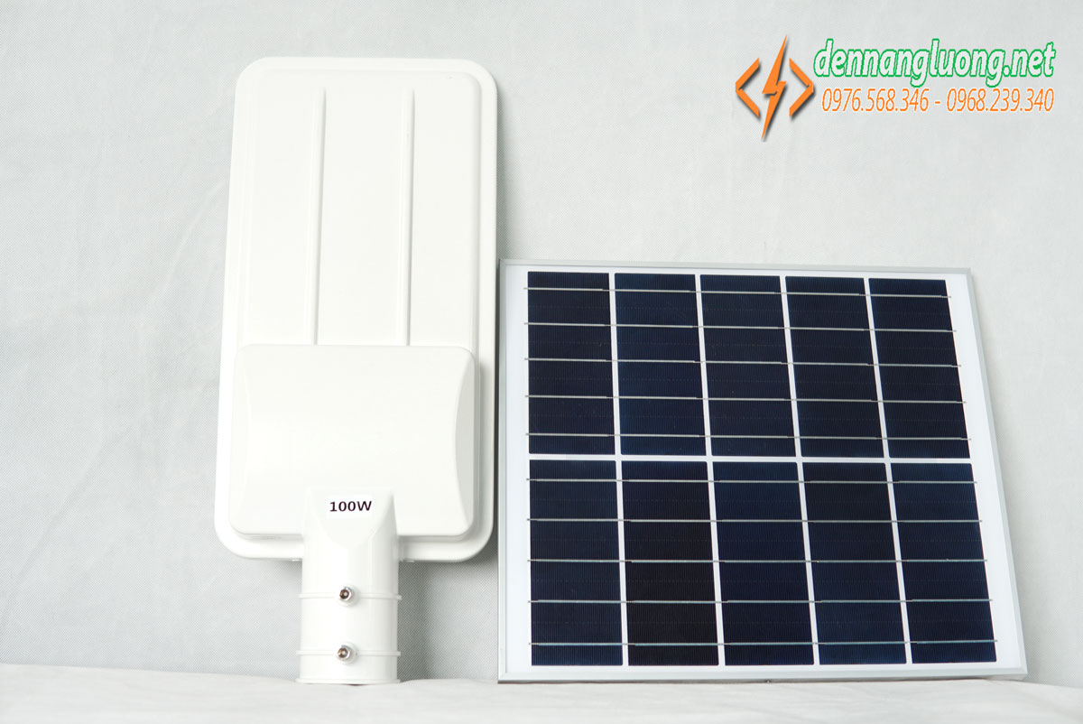 Đèn đường năng lượng mặt trời 100W siêu sáng Solarlight - E100