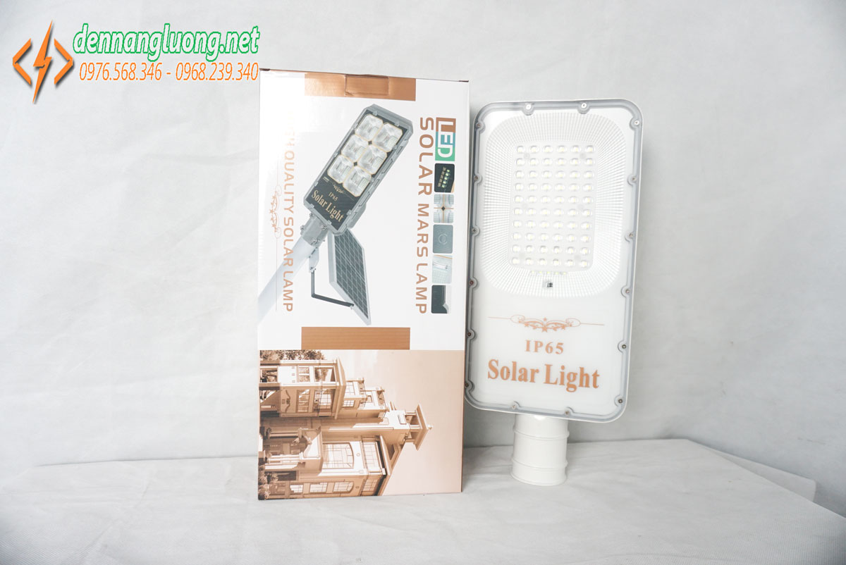 Đèn đường năng lượng mặt trời 100W siêu sáng Solarlight - E100