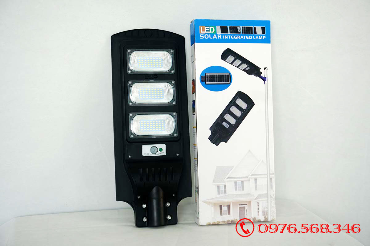 Đèn đường năng lượng mặt trời tấm pin liền thể 90W cao cấp Roiled RL-90W