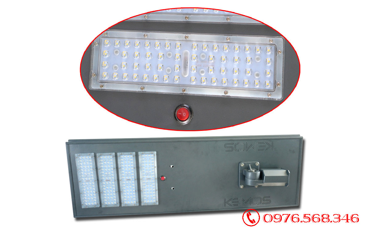 Đèn đường pin liền thể cao cấp 400W Roiled RL200