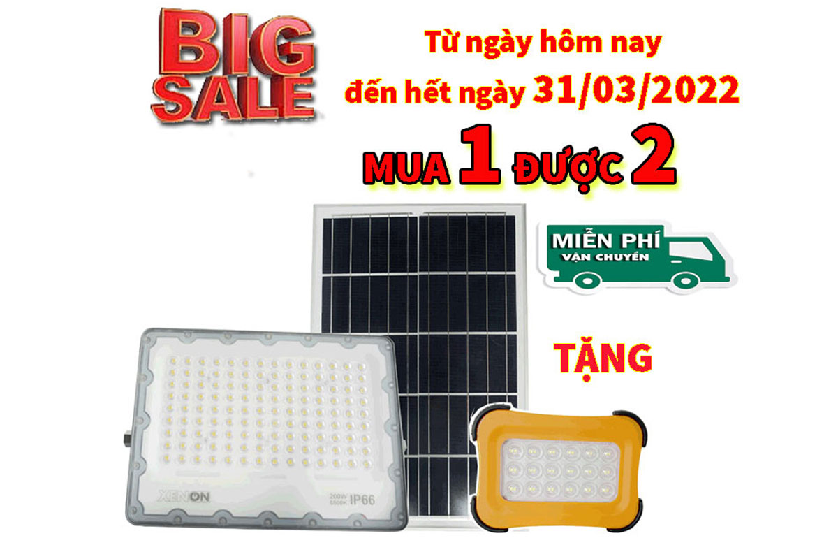 Đèn pha năng lượng mặt trời Xenon Deluxe DL200W Đèn pha năng lượng mặt trời Xenon Deluxe DL200W