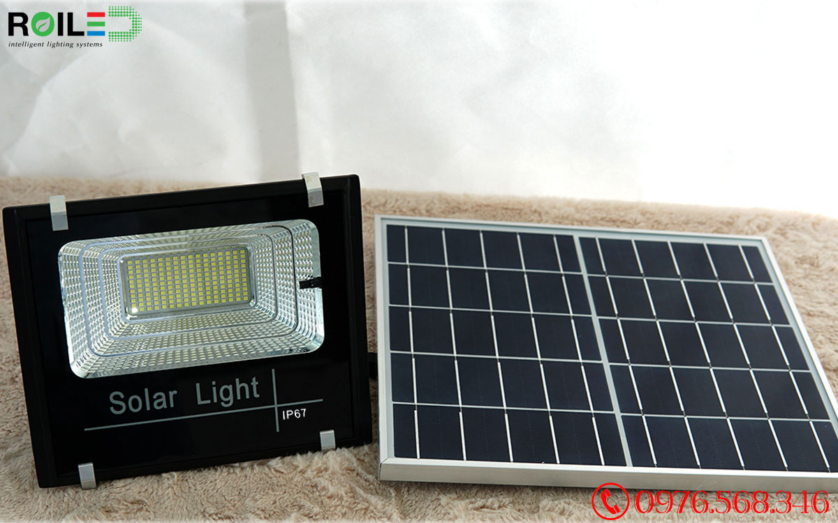 Đèn pha năng lượng mặt trời 60W giá rẻ Roiled - RP1-60W