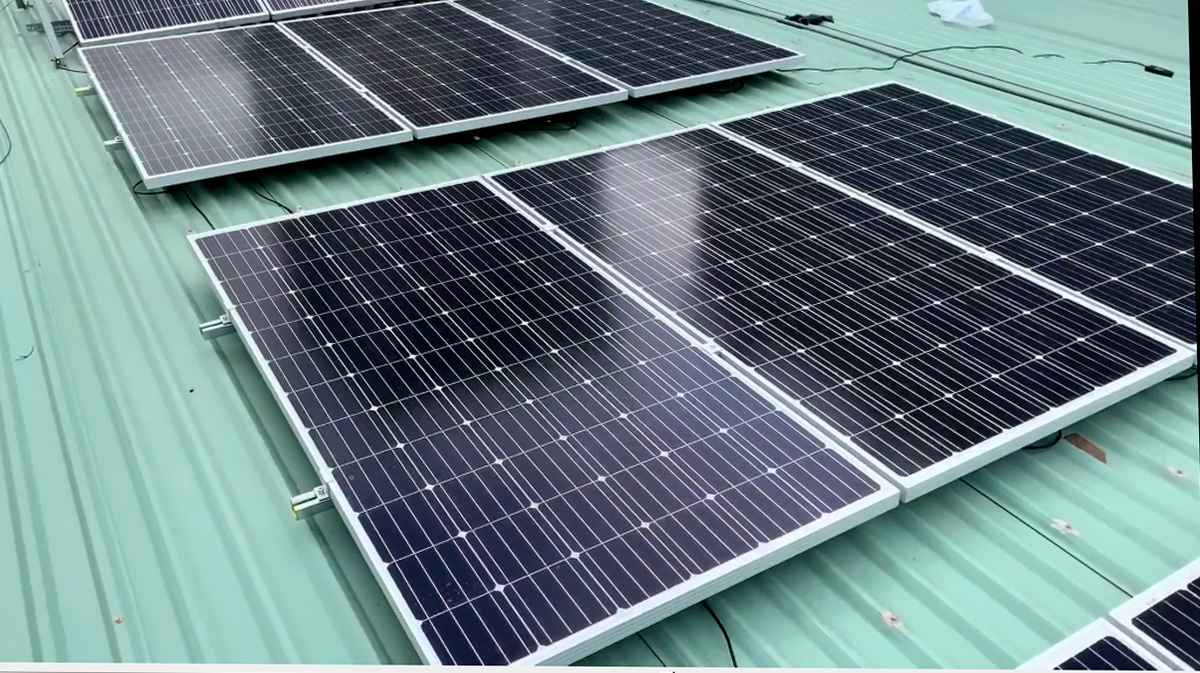 trạm pin năng lượng mặt trời 2Kw