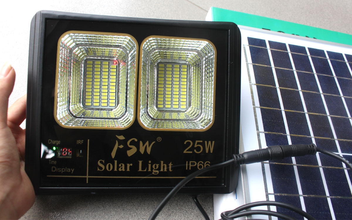 Hướng dẫn lắp đặt đèn pha năng lượng mặt trời FSW 25w