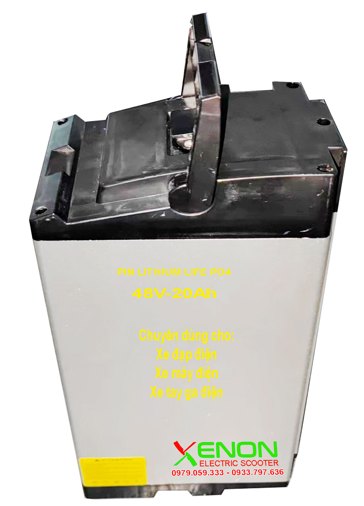 Pin Lithium Lifepo4 48V20Ah dùng cho xe đạp điện