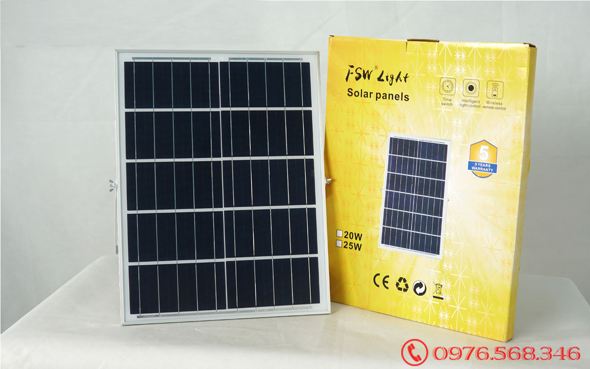 Đèn Pha Năng Lượng FSW P100W giá rẻ xài tấm pin rời