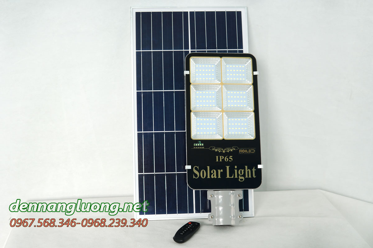 Đèn đường năng lượng mặt trời pin tách thể Roiled