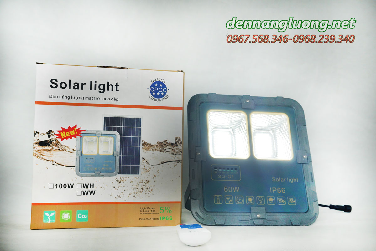 Đèn pha led năng lượng mặt trời Xenon