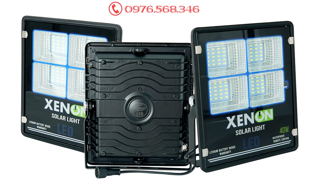 Đèn pha Xenon X40W cao cấp năng lượng mặt trời