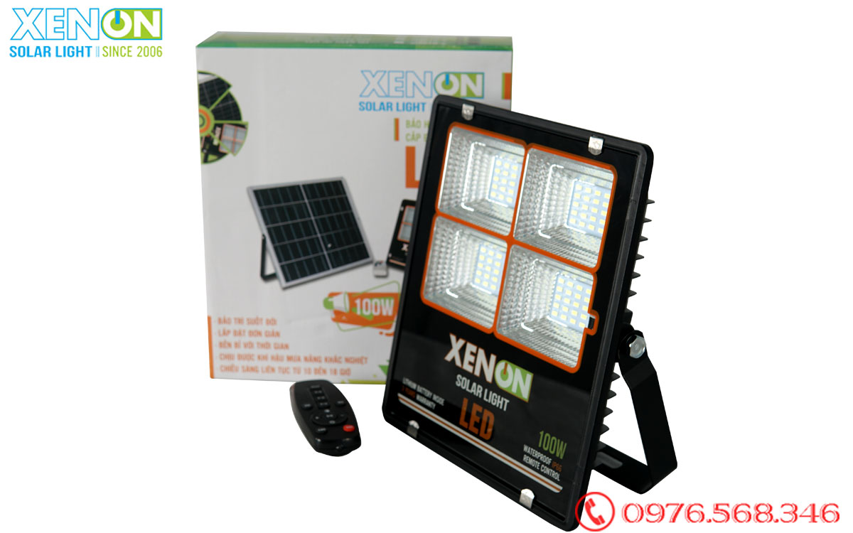 Đèn pha Năng Lượng mặt Trời 100W Chính hãng Xenon C100W