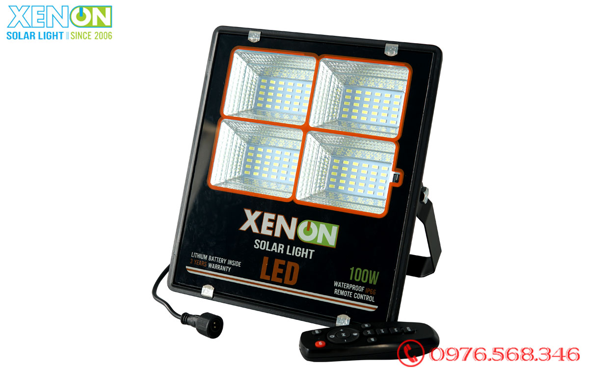 Đèn pha Năng Lượng mặt Trời 100W Chính hãng Xenon C100W