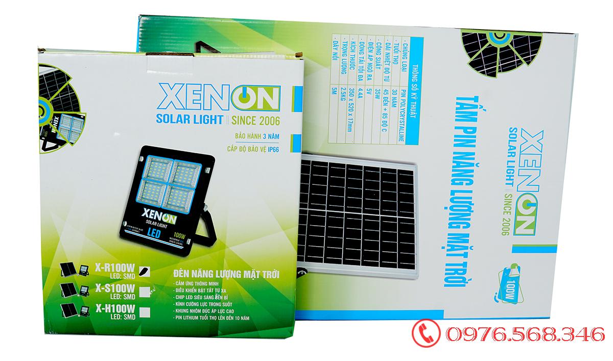 Đèn pha Năng Lượng Mặt Trời 100W Xenon X100W