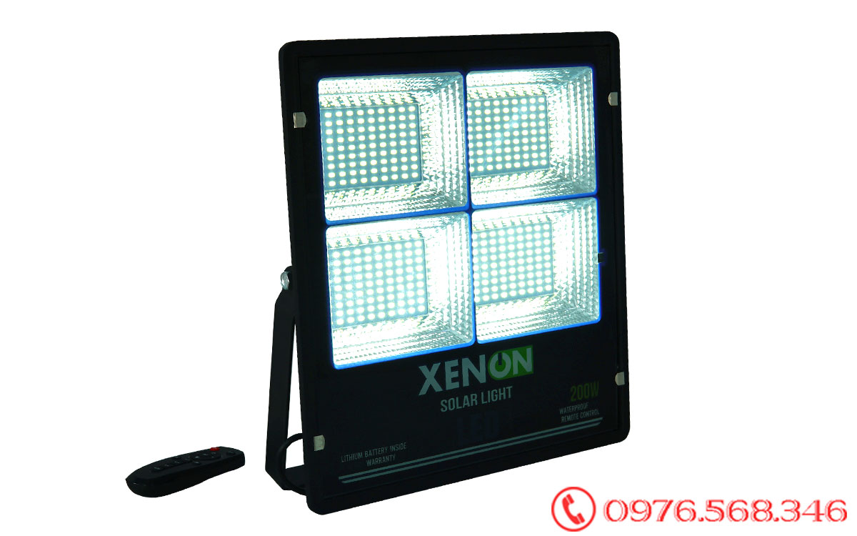 Đèn pha Năng Lượng Mặt Trời 200W Chính Hãng Xenon X200W 