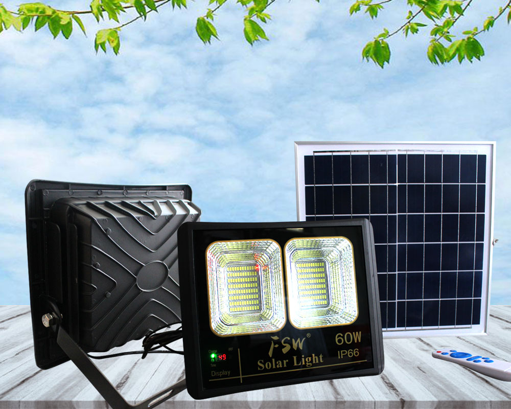 Hướng dẫn lắp đặt đèn pha năng lượng mặt trời FSW 60w